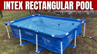 Intex Rectangular Frame Swimming Pool [upl. by Shelagh]