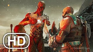 Kratos Meets Surtr Scene 4K  God Of War Ragnarok [upl. by Mit]