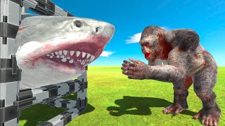 Rescue Mutant Megalodon  Animal Revolt Battle Simulator [upl. by Eelesor651]