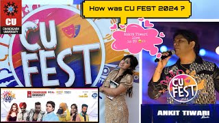 CU FEST 2024 Chandigarh university  vlog 74 chandigarhuniversity [upl. by Leiru962]