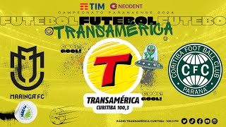 MARINGÁ X CORITIBA AOVIVO CAMPEONATO PARANAENSE SEMIFINALIDA  TRANSAMÉRICA CURITIBA 17032024 [upl. by Coffin]