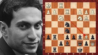 Exciting Notable game Aleksander Nikitin vs Mikhail Tal  USSR Championship 1959 [upl. by Osrit]