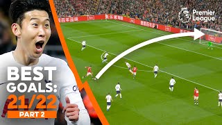 BEST Premier League goals of 202122 ft Son Heungmin Cristiano Ronaldo amp more  Part 2 [upl. by Jolenta]