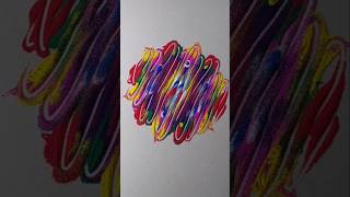 💝💐💚Beautiful Reverse Rangoli designtrending viralvideo rangoli [upl. by Buroker967]