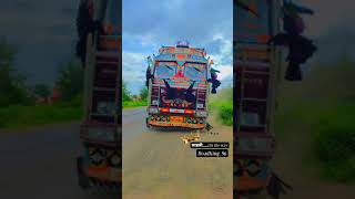 Tata 14 chakka truck heavy loaded commercial vehicle [upl. by Lorne718]