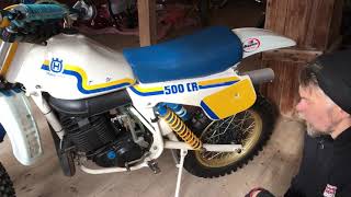 Husqvarna CR 500 1983 upstart [upl. by Anayad191]