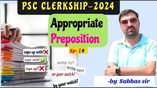 PREPOSITION Fillers EP 10 Appropriate Prepositions [upl. by Chernow]