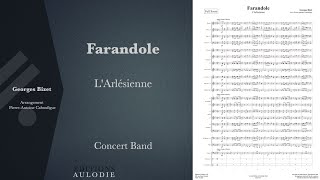 LArlésienne  Farandole  Georges Bizet score for concert band [upl. by Langer]