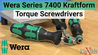 Wera Series 7400 Kraftform Adjustable Torque Screwdrivers  Flexible Assembly Systems [upl. by Goody848]