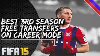 FIFA 15  Best 3rd Season Free Transfers On Career Mode [upl. by Atteras724]