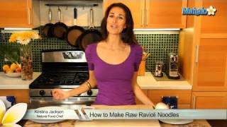 How to Make Raw Ravioli Noodles [upl. by Aggappe534]