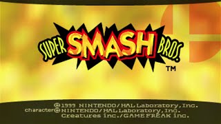 Super Smash Bros 64  Full Game 100 Walkthrough [upl. by Schalles]