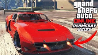 GTA 5  NUEVO COCHE DE CARRERAS CON ARMAS TUNEANDO EL LAMPADATI VISERIS GTA V ONLINE [upl. by Demetria]