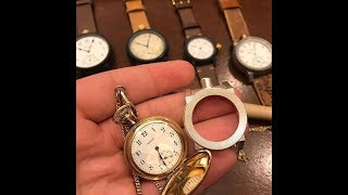 Salvaging Antique Pocket Watches and Turning into Modern Wristwatch [upl. by Elimac]