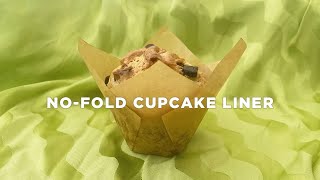 NoFold Cupcake Liner Tutorial [upl. by Nosoj868]