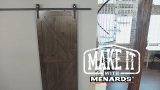 Sliding Door Hardware  Make It With Menards [upl. by Acnayb]