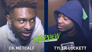 Tyler Lockett Interviews DK Metcalf During Locker Clean Out  2019 Seattle Seahawks [upl. by Sachiko666]