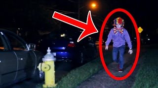 CREEPY CLOWN SIGHTING OUTSIDE OF MY HOUSE [upl. by Alyose]