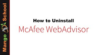 I cant Uninstall McAfee WebAdvisor  The Solution [upl. by Bast517]