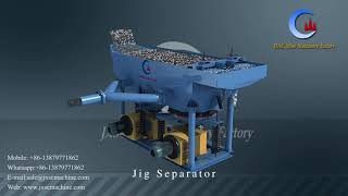 Mineral Processing Jigs Working Principle  Gold Diamond Hydraulic Jigging Concentration [upl. by Albemarle]