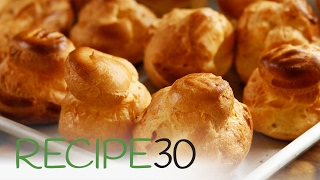 How to make perfect Choux Pastry  By RECIPE30com [upl. by Prasad]