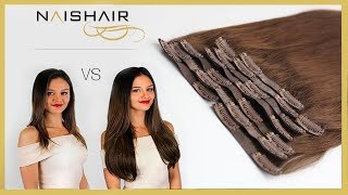 COMO COLOCAR EXTENSIONES CON CLIPS EN CABELLO CORTO ✨ IRRESISTIBLE ME [upl. by Portwine811]