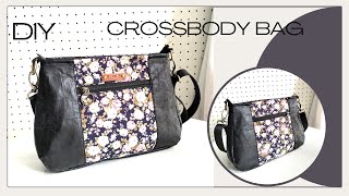 Idea To Make Crossbody Bag With Pockets  Crossbody Bag With Pockets [upl. by Corkhill113]