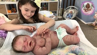 NEWBORN SILICONE BABY BATH TIME ROUTINE [upl. by Norty198]