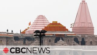 Religion politics collide as new temple opens in northern India [upl. by Cumine]