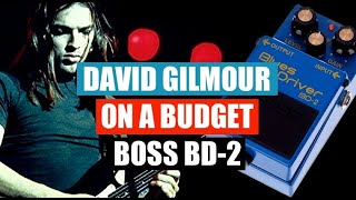 How to sound like David Gilmour on a budget  Boss BD2 [upl. by Nylia]