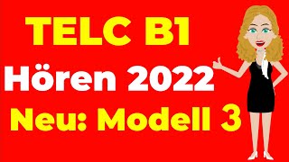 TELC B1 Hören 2023   Telc amp DTZ amp ÖSD  Prüfung Hörverstehen Neu Modell 3 [upl. by Cassondra]