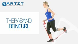 TheraBand Übungsband  Beincurl [upl. by Deidre]