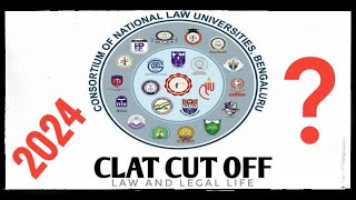 CLAT 2024 Expected Cut off  Clat 2024  clat2024 clat clataspirant [upl. by Anelam]