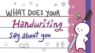 What Does Your Handwriting Say About You [upl. by Quartis]