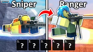 RANKING EVERY CONTENT CREATOR SKIN SHOWCASE  REVIEW  Tower Defense Simulator UPDATE [upl. by Adnola]