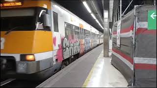 Trains in spain Barcelona sants [upl. by Kedezihclem]