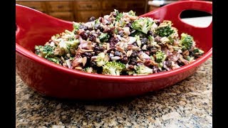 How to make Quick and Easy Broccoli Salad  Blairs Home Cookin [upl. by Levona]