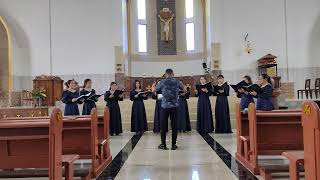 Cantate Domino  Josu Elberdin  MS Female Choir SSAA [upl. by Hadeis]