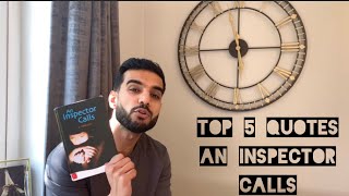 Top 5 Quotes for An Inspector Calls [upl. by Aeneg817]