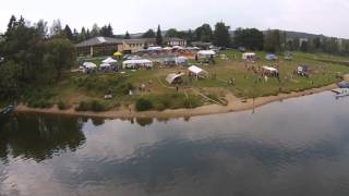 Drachenbootrennen an der Talsperre Malter [upl. by Ahsiemaj]