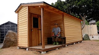 【新築】3週間かけてDIYで小屋建てました。 [upl. by Anividul]