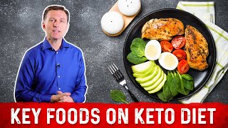 Key Keto Foods on a Ketogenic Diet – Dr Berg [upl. by Ynffit]