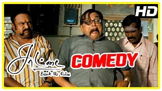 Saattai Tamil movie  Comedy Scenes  Samuthirakani  Thambi Ramaiah  Yuvan  Pandi  Mahima [upl. by Nylegna640]