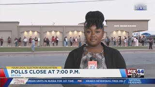 FOX 44s Zoria Goodley visits Brazos County on Election Day [upl. by Sivet]