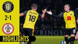 Harrogate Town v Accrington Stanley highlights [upl. by Inram]