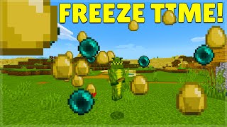 This MOD can freeze time in Minecraft PE [upl. by Scrivenor]