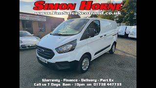 Bargain Ford Transit Custom for sale 2019 300 20Tdci Leader only 32k miles VanSalesScotlandcouk [upl. by Celik]