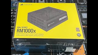 Corsair RM1000x 2021 Version Unboxing [upl. by Missak776]