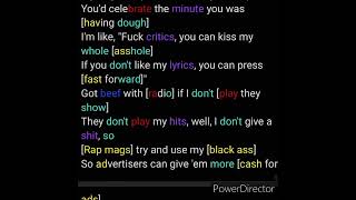 99 Problems JayZ Rhymes Highlighted [upl. by Eiloj]