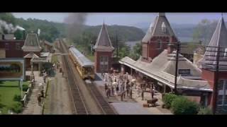 1968 Garrison Train Station scenes from Hello Dolly across river from West Point NY [upl. by Irret]